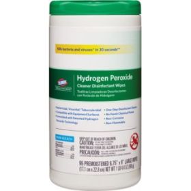 Wipes, Hydrogen Peroxide, 6.75x9, 95/cn