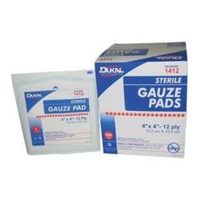 Sterile Gauze Pads 4 X 4 12-Ply 1800/cs