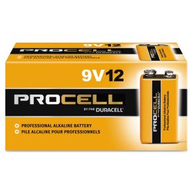 Duracell Procell Alkaline Battery 9V, bx