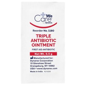 Triple Antibiotic Ointment, 0.5g, 144/bx