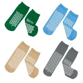 Slipper Socks, Double-Sided, Large 48/cs