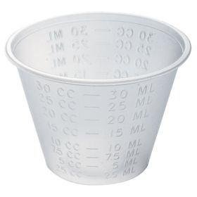 Medicine Cup, 1oz, Polypropylene, 100/bg