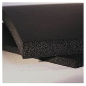 Econoline Black Vinyl Foam Sheets 1/4"