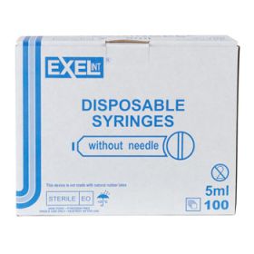 Exel 5cc LL Syringe 100/bx