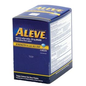 Aleve, 1 per packet, 50 packets per box