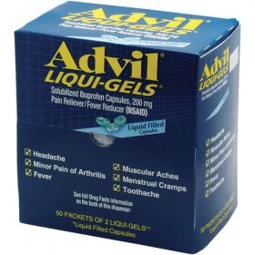 Advil Liqui-Gels, 200mg, 50pks of 2
