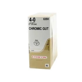 4-0 Chromic Gut Suture w/FS-2 Ndl 12/bx