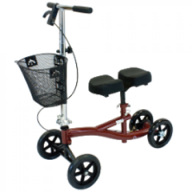 Knee Scooter with 8-Hole Stern, Black