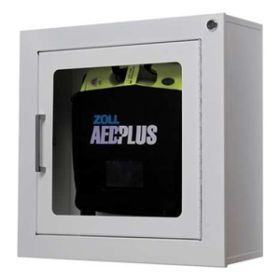 Metal Wall Cabinet w/Alarm for AED Plus